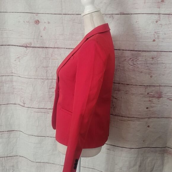 Banana Republic Classic Fit Red Blazer Size 0 NWT - Picture 4 of 7
